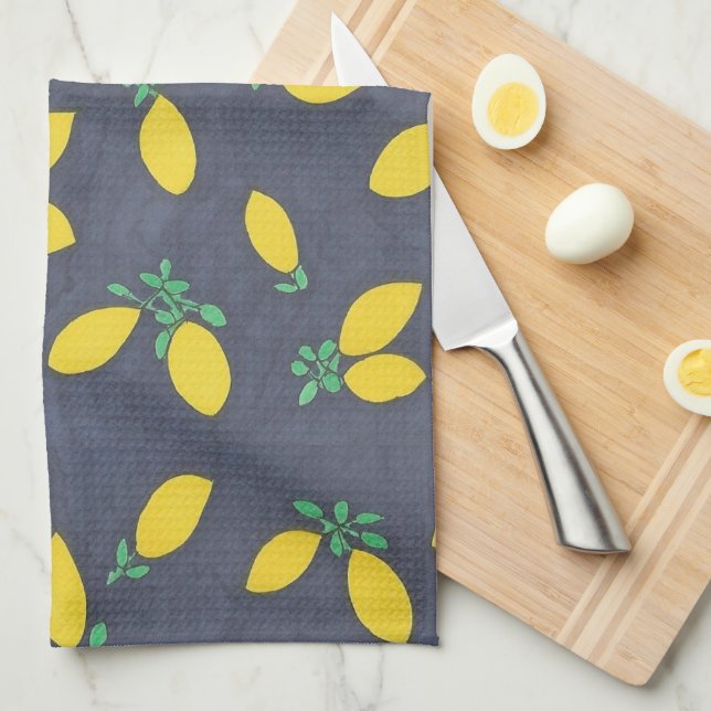 Lemon Drops Kitchen Towel (Quarter Fold)