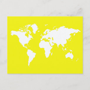 Lemon Elegant World Postcard