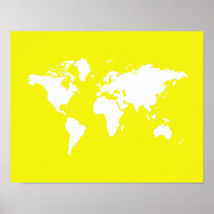 Lemon Elegant World Poster