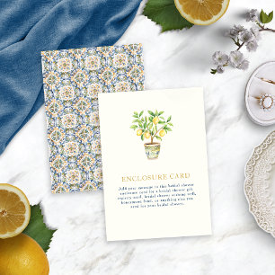 Lemon Enclosure Card