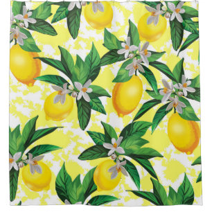 Lemon Fantasy: Creative Floral Pattern