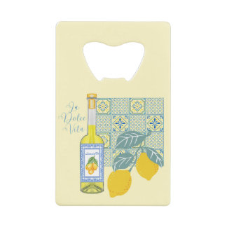 Lemon Farm Retro Credit Card Bottle Opener