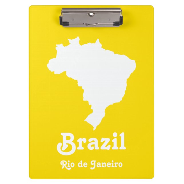 Lemon Festive Brazil at Emporio Moffa Clipboard (Front)