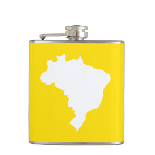 Lemon Festive Brazil Hip Flask