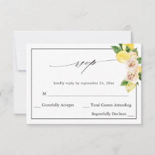 Lemon Floral no Meal RSVP V2