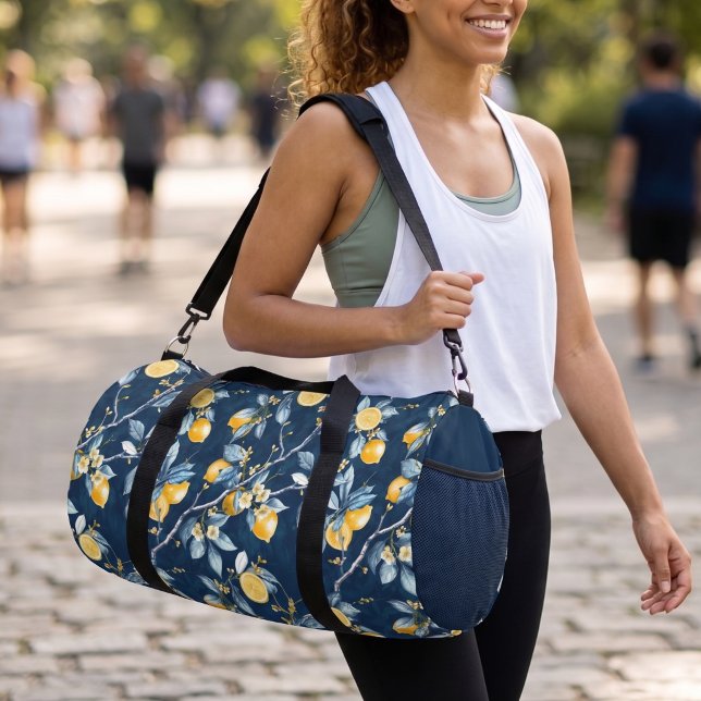 Lemon French Country  Duffle Bag (Creator Uploaded)