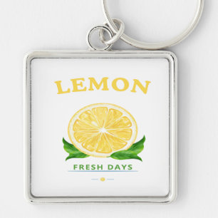 Lemon Fresh Days Keychain