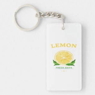 Lemon Fresh Days Keychain