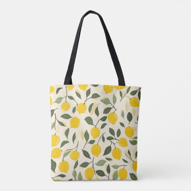 Lemon Fresh Tote Bag (Back)