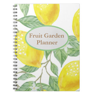 Lemon Fruit Gardening  Notebook