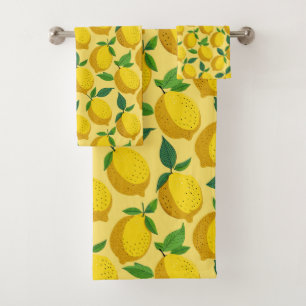 LEMON FRUIT GOODNESS BATH TOWEL SET