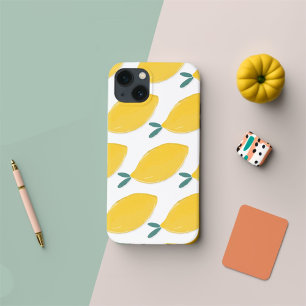 Lemon fruit pattern    iPhone 13 case