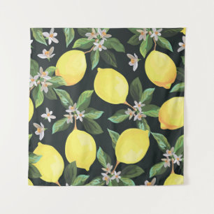 Lemon Fruit: Seamless Pattern Design Tapestry
