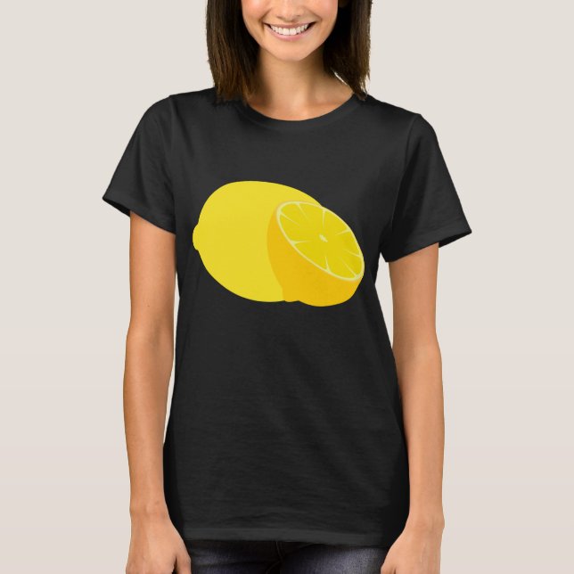 Lemon Fruits Lime Lemon Costume Halloween T-Shirt (Front)