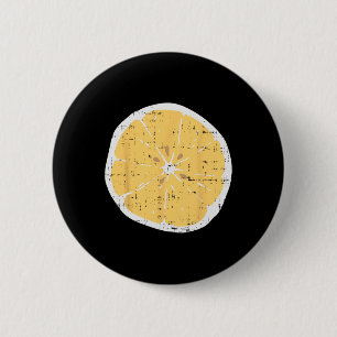 Lemon Fun Citrus Fruit Lazy Diy Easy Halloween Cos 2 Inch Round Button