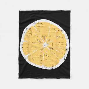 Lemon Fun Citrus Fruit Lazy Diy Easy Halloween Cos Fleece Blanket