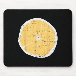 Lemon Fun Citrus Fruit Lazy Diy Easy Halloween Cos Mouse Pad