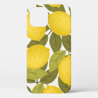 Lemon Garden: Vintage Endless Wallpaper