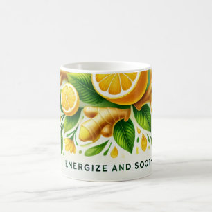 Lemon Ginger AI art  Coffee Mug