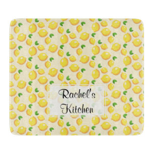 Lemon Glass Cutting Board - Customizable