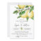 Lemon Greenery Couples Shower Invitation