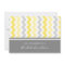 Lemon Grey Chevron Bridal Lunch Invitation Cards