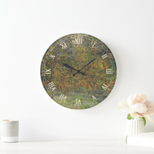Lemon Grove in Bordighera by Claude Monet Large Clock