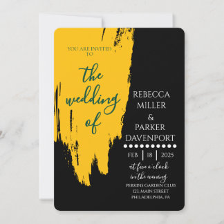 Lemon Grove Romance Wedding Invitation