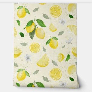 Lemon happy cheerful wallpaper rolls