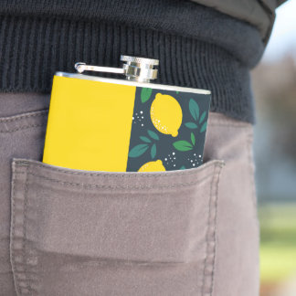 Lemon Hip Flask