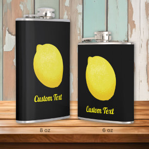 Lemon Hip Flask