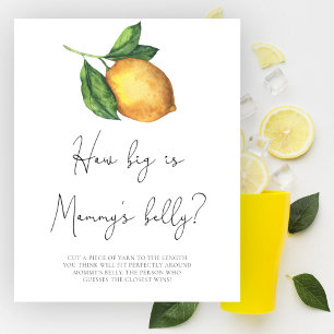 Lemon How big is mommy's belly game Poster