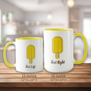 Lemon Ice Cream Stick Mug