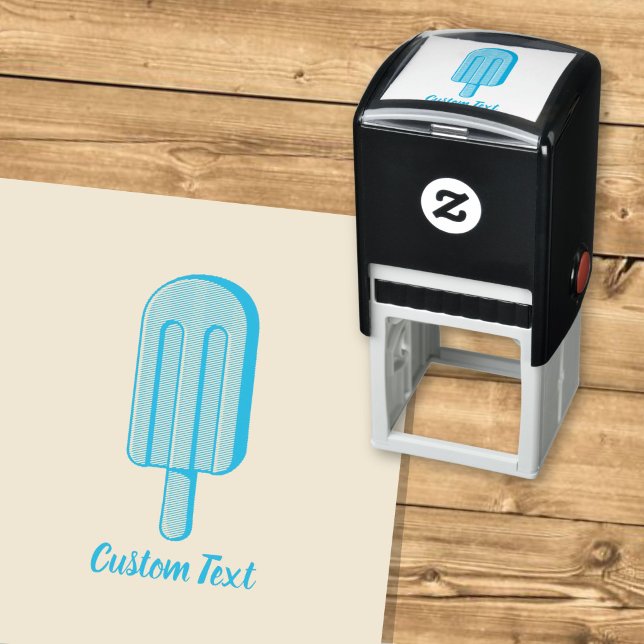 Lemon Ice Cream Stick Self-inking Stamp (Creator Uploaded)