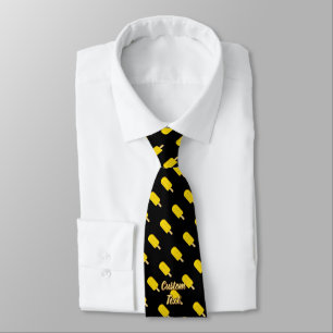Lemon Ice Cream Stick Tie