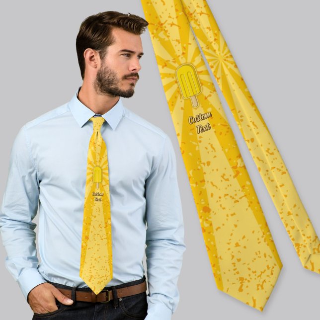 Lemon Ice Cream Stick Tie (Creator Uploaded)