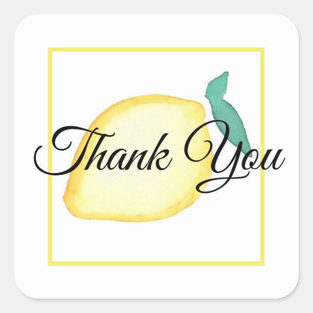 Lemon Inspiration Sticker (Front)