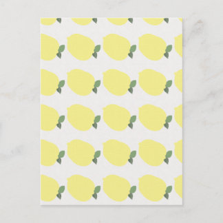 Lemon Invitation Postcard