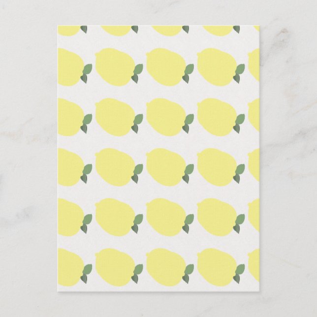 Lemon Invitation Postcard (Front)