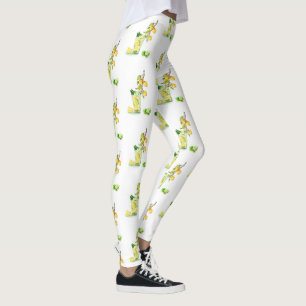 Lemon Juice Cool Drink Summer Party Leggings