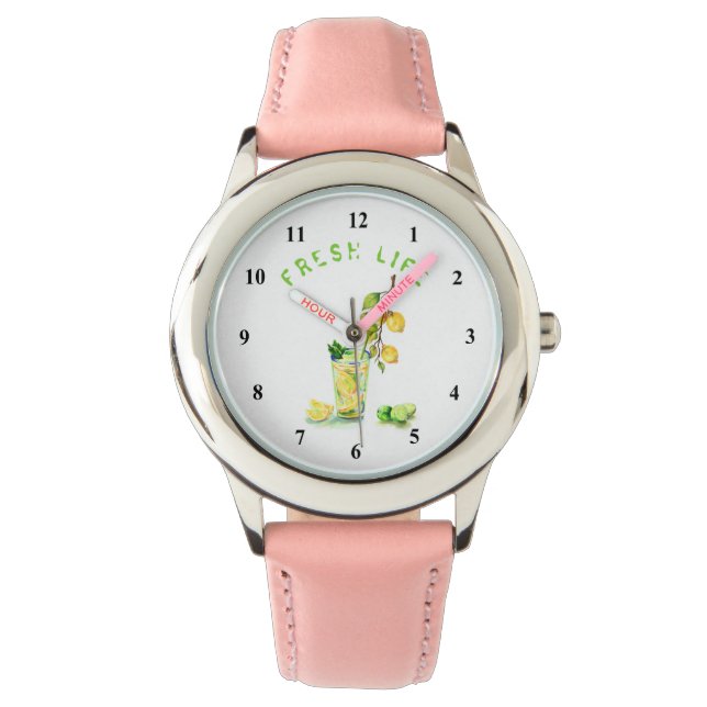  Lemon Juice Drink Cool Lemonade Watch (Front)