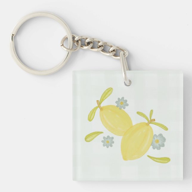 Lemon Juice Keychain (Front)