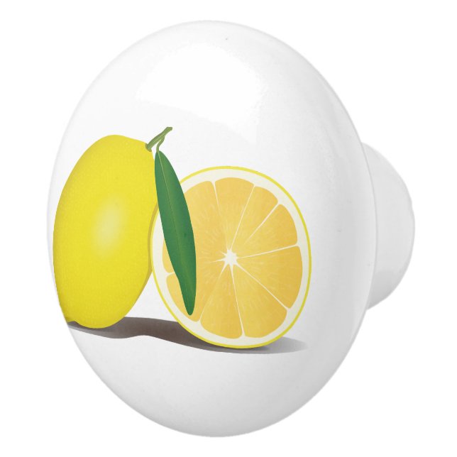Lemon Kitchen Decor Ceramic Knob (Right)