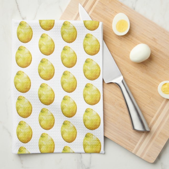 Lemon Kitchen Towel (Quarter Fold)