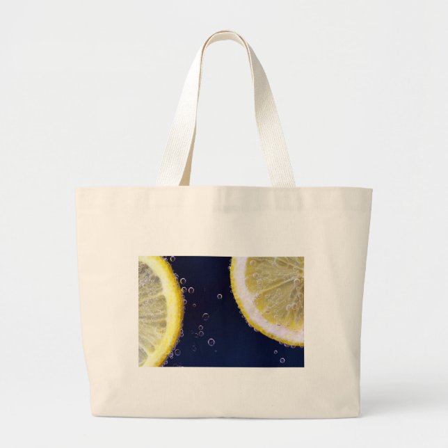 Lemon Large Tote Bag (Front)