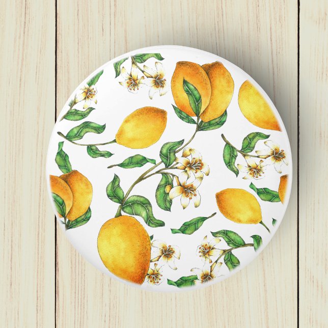 Lemon Leaf Fruit  Ceramic Knob (Creator Uploaded)