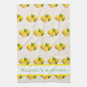 Lemon Lemons Kitchen Towels Towel