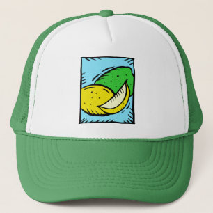 Lemon Lime Fruit Tropical Juice Slice Trucker Hat