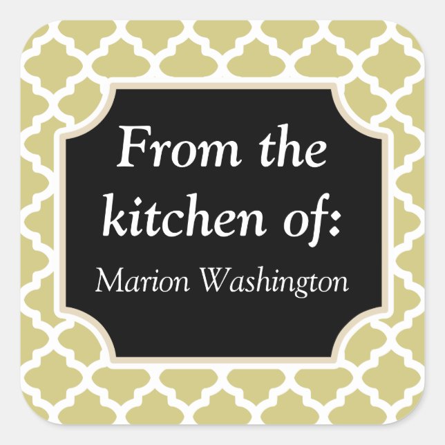 Lemon Lime Kitchen Stickers (Front)