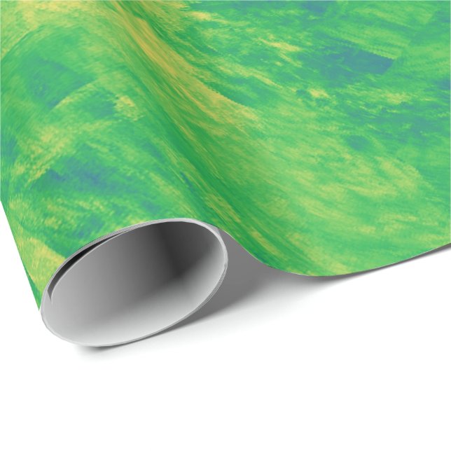Lemon Lime Marble Wrapping Paper (Roll Corner)